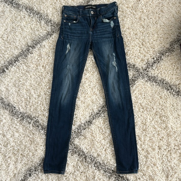 Express Distressed Jeans - Picture 2 of 11